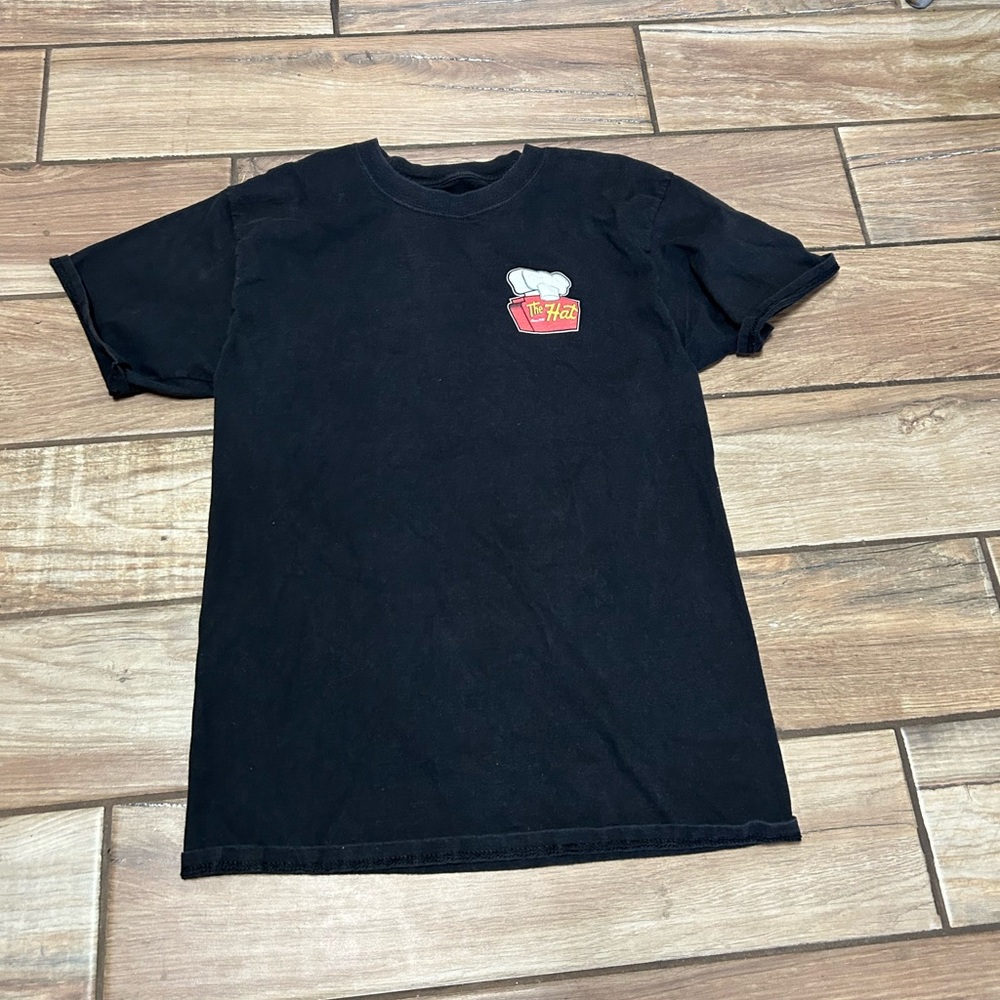 The Hat graphic tee shirt